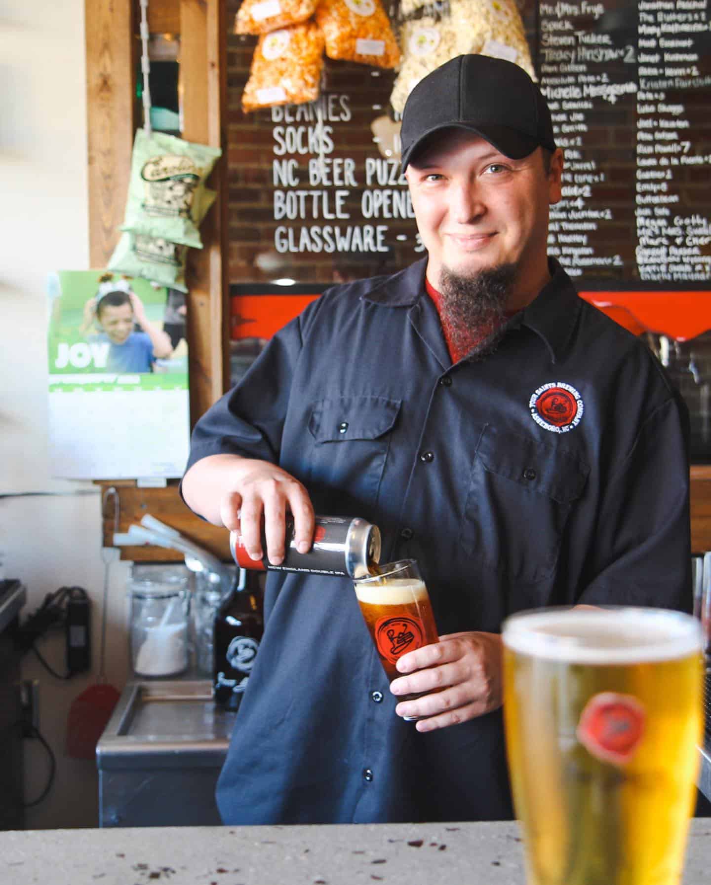 He's a good man, that Charlie Blanken. Four Saints Brewing Taproom